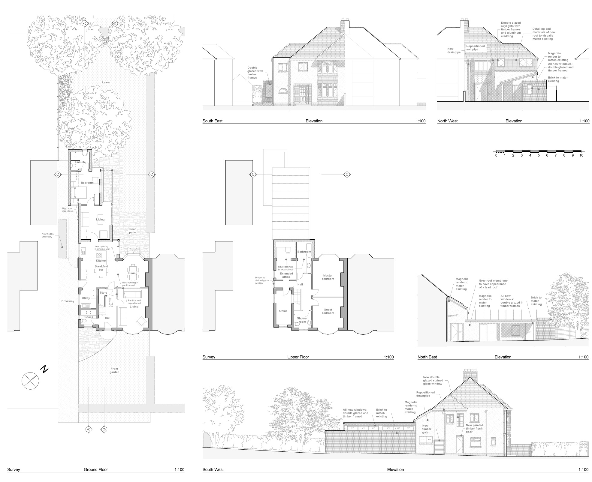 plans and elevations